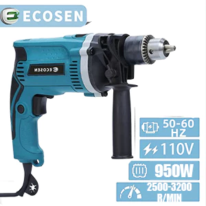 Furadeira Elétrica Auto Reverso de Impacto Parafusadeira Drill 13MM 900w Super potente de Mão