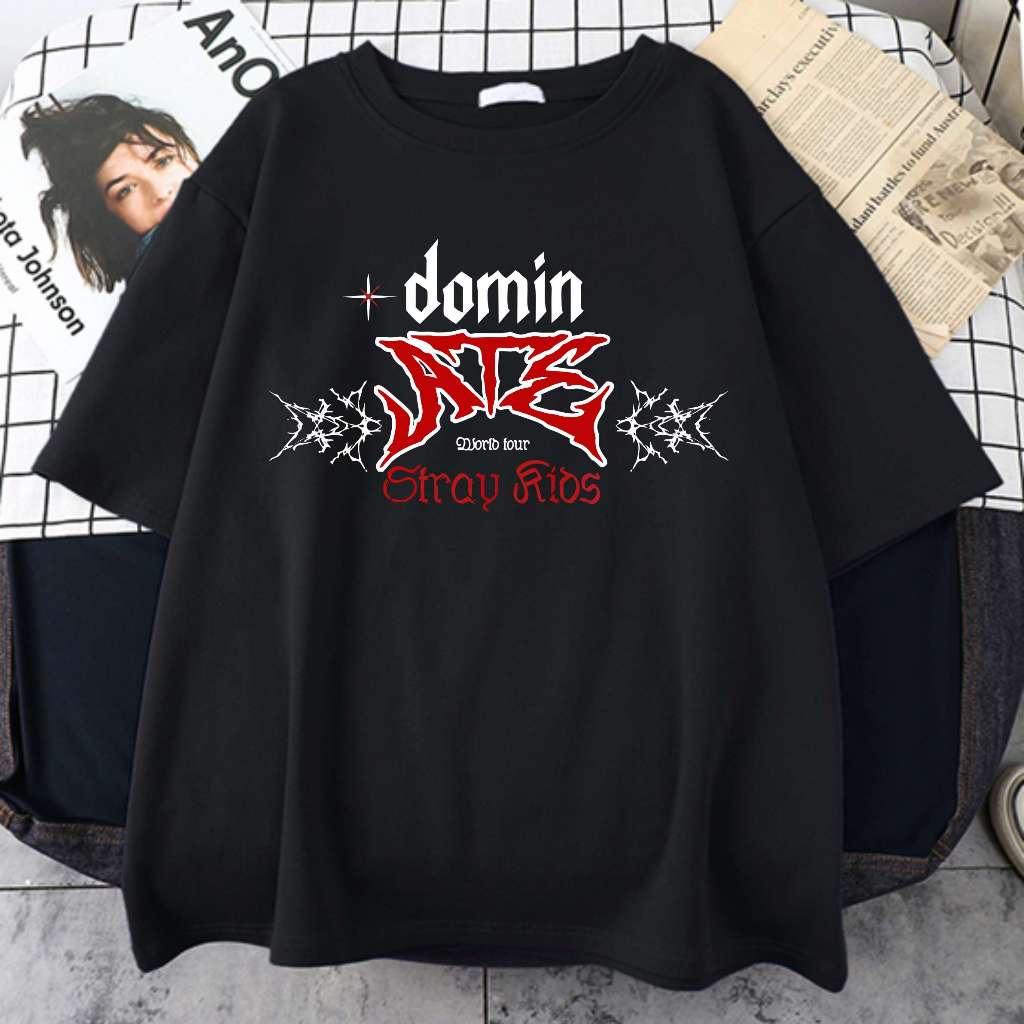 Camiseta Dominate Tour Skz Unissex | Shopee Brasil