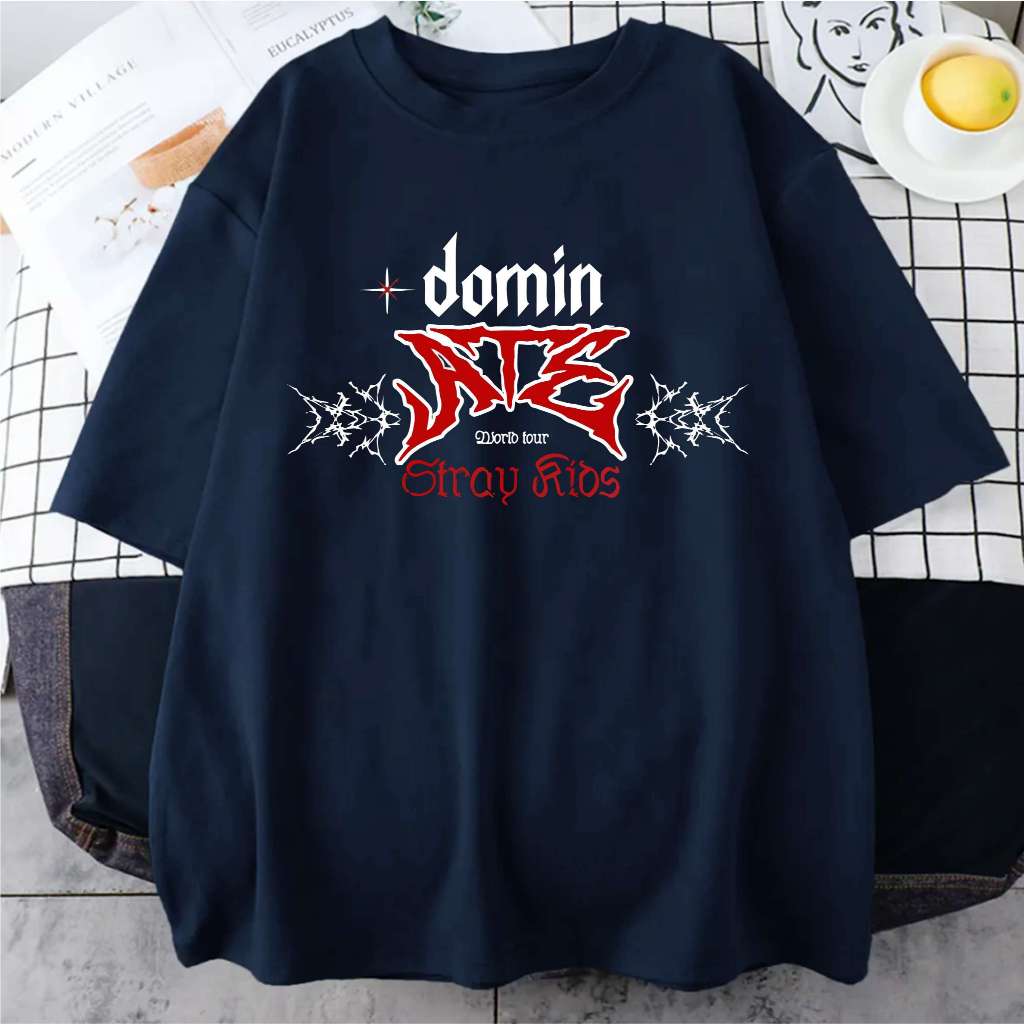 StrayKids スキズ dominATE 海外Tシャツ Camiseta Dominate Tour Skz Unissex | Shopee Brasil
