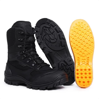Bota Coturno Militar Masculina 930 Preto Casual Resistente Marcha Paintball Lançamento Schiareli