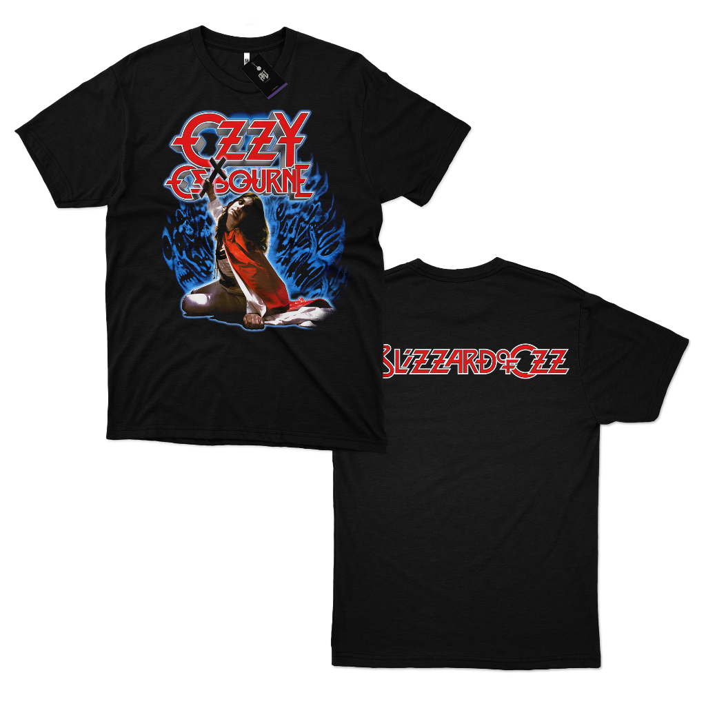 BIBLE OF OZZ /OZZY OSBOURNE/Tシャツ Camiseta Ozzy Osbourne Blizzard Of Ozz 100% Algodão | Shopee Brasil