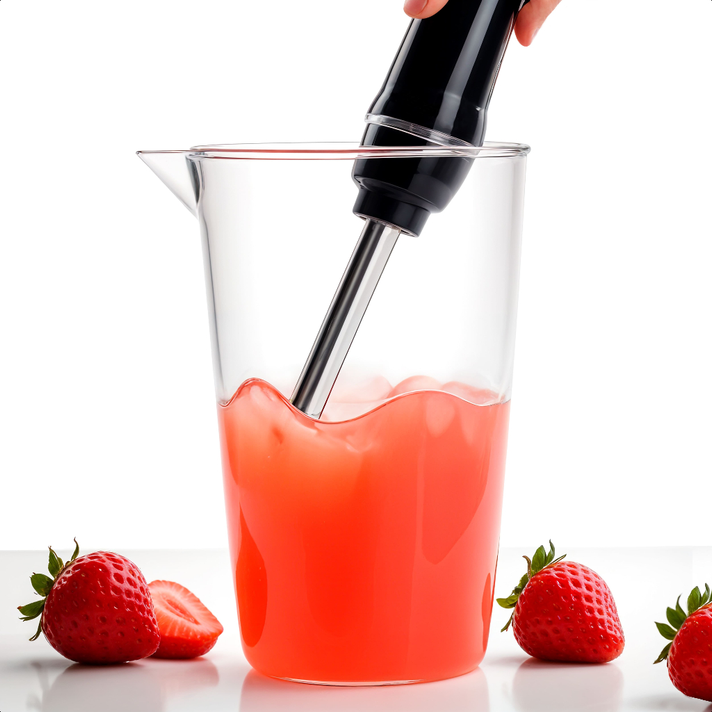 Copo com Bico Dosador para Mixer Bebidas Shake Sucos Transparente Acrílico 600 Ml