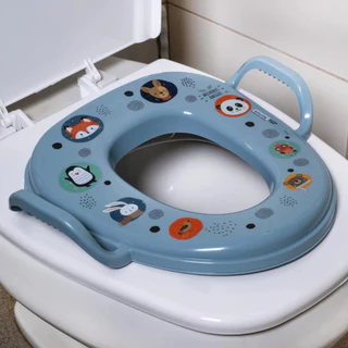 Assento Sanitário Redutor Infantil Com Alça Vaso Oval Segurança Borracha Criança Estampas Diversas em Oferta na Shopee
