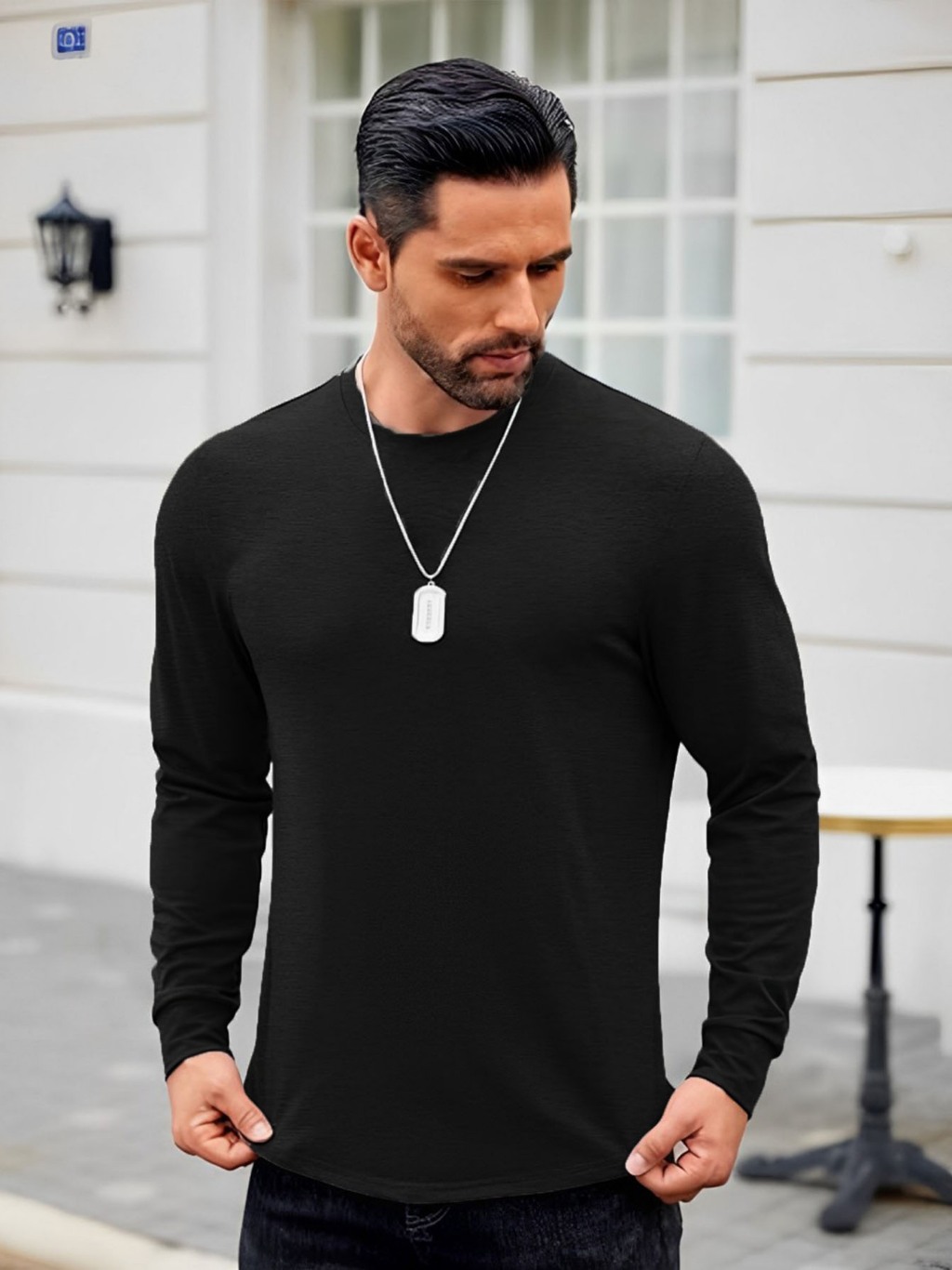 camiseta longline masculina camisa longa swag