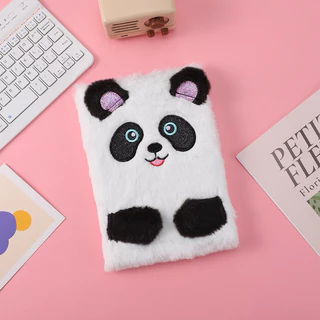 Caderno Anotação Diário Bloco Infantil Pelúcia Papelaria Escolar Brochura Capa Dura
