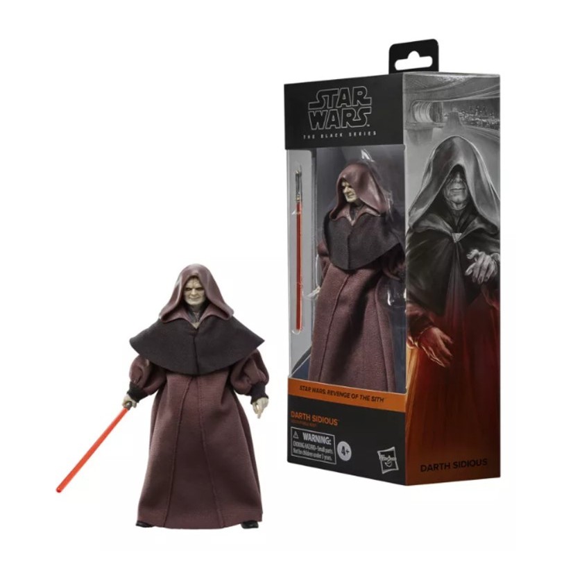 Boneco Star Wars Darth Sidious The Black Series Hasbro Shopee Brasil