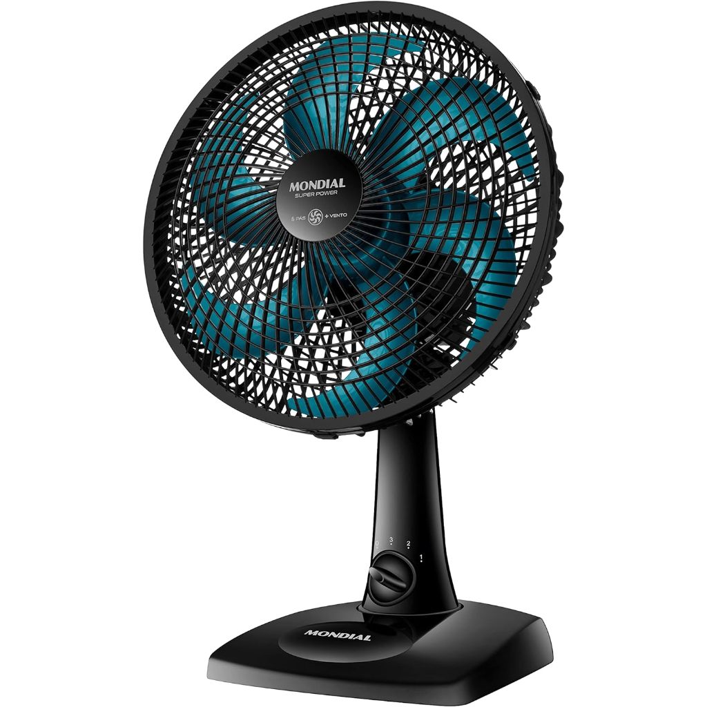 Ventilador de Mesa 30cm Mondial VSP-30-AP Oscilante Azul Petróleo