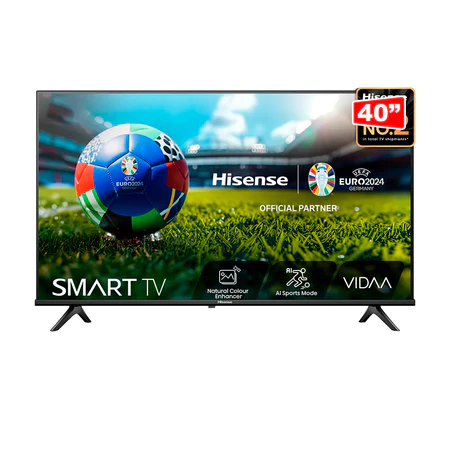 Smart TV Hisense 40 Full HD 40A4N HDMI USB Conexão Wi Fi Modo AI Esportes Game Mode