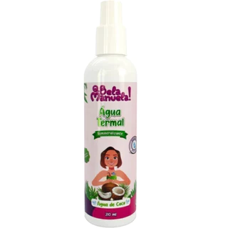 ÁGUA TERMAL FACIAL Q BELA MANUELA ÁGUA DE COCO REMINERALIZANTE 210ML