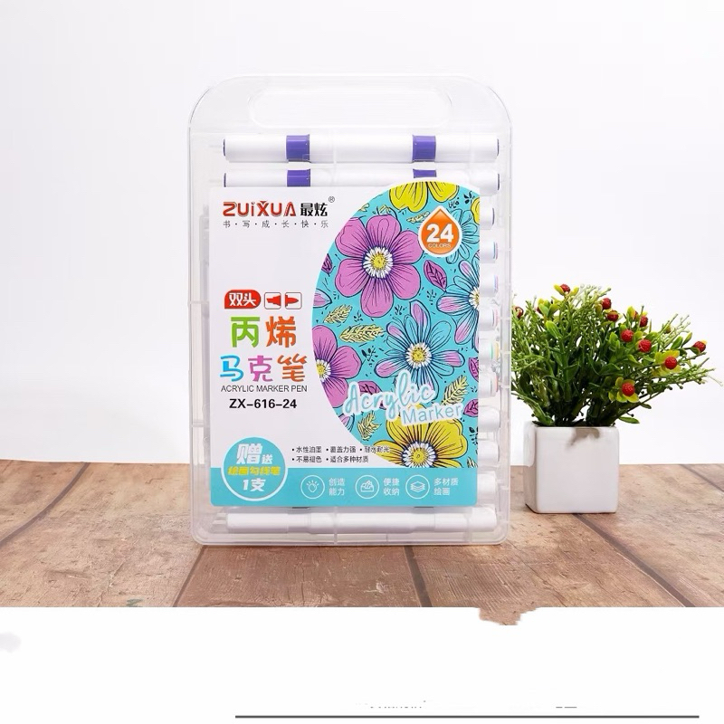 Kit 12/24/36/48 unidades cores sortidas de marcadores de tinta