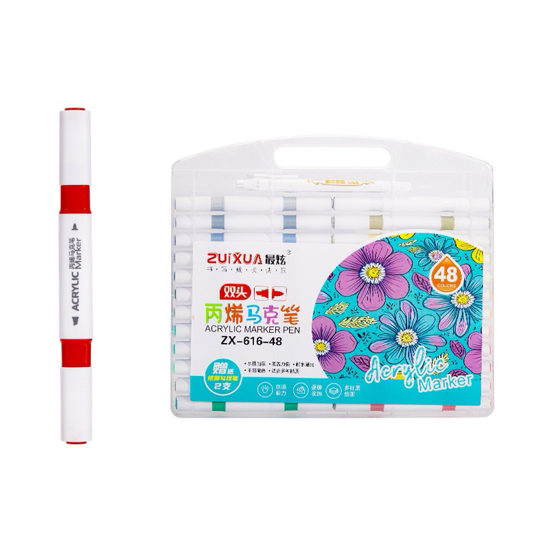 Kit 12/24/36/48 unidades cores sortidas de marcadores de tinta