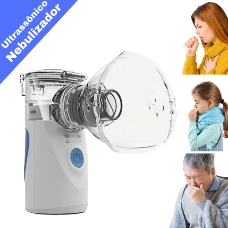 Nebulizador Ultrassônico inalador Nebulizador Ultrassônico inalador portátil a pilha e bivolt - Review e Oferta Exclusiva na Shopee