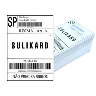 Etiqueta Adesiva Térmica 10x15cm 200 500 1.000 2.000 unidades Para E-commerce
