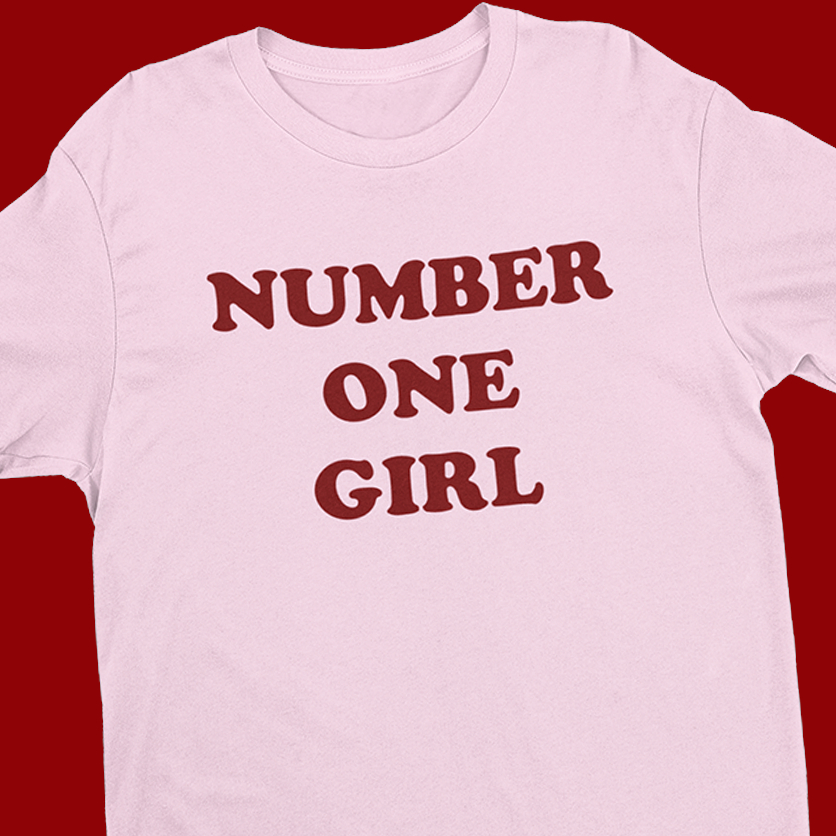 Camiseta Rose Number One Girl inspired - 100% ALGODÃO | Shopee Brasil