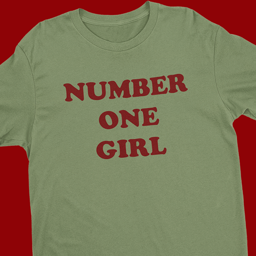 Camiseta Rose Number One Girl inspired - 100% ALGODÃO