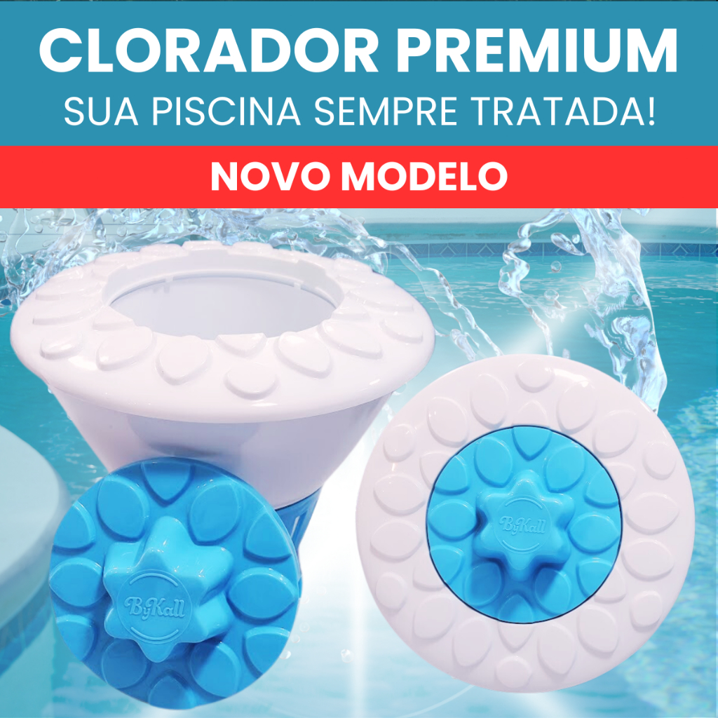 Clorador Flutuante Piscina Limpeza Boia Cloro Pastilha Clorador para Piscinas Prático e Eficiente