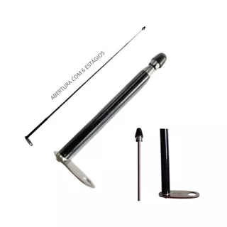 Antena Para Moto Corta Pipa Anti Cerol Retrátil Para Instalação No Retrovisor Em Aço Inox Corta Pipa em Oferta na Shopee