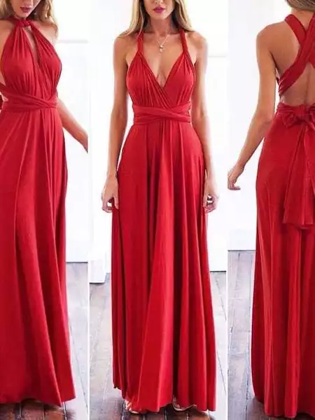 Vestido longo MultiFormas Madrinhas Casamento