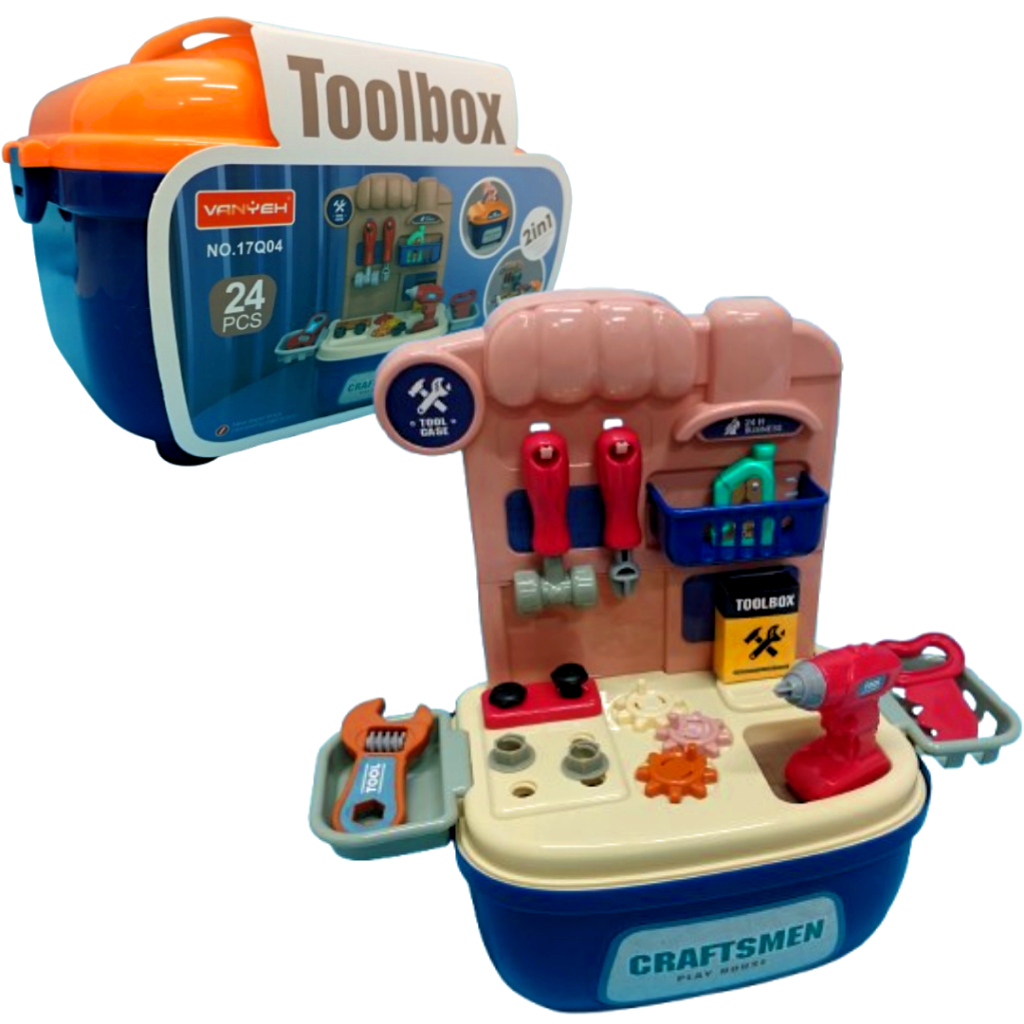 maleta de ferramentas infantil completo brinquedo educativo caixa com ...