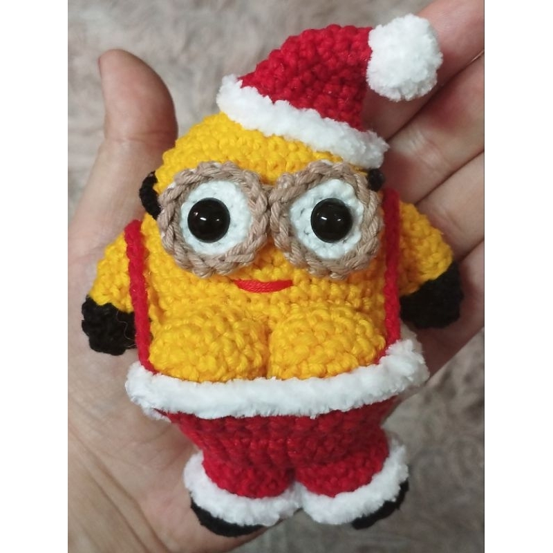 MINION NATAL AMIGURUMI CROCHÊ PEITUDA NATALINA PEITOS PEITUDAH