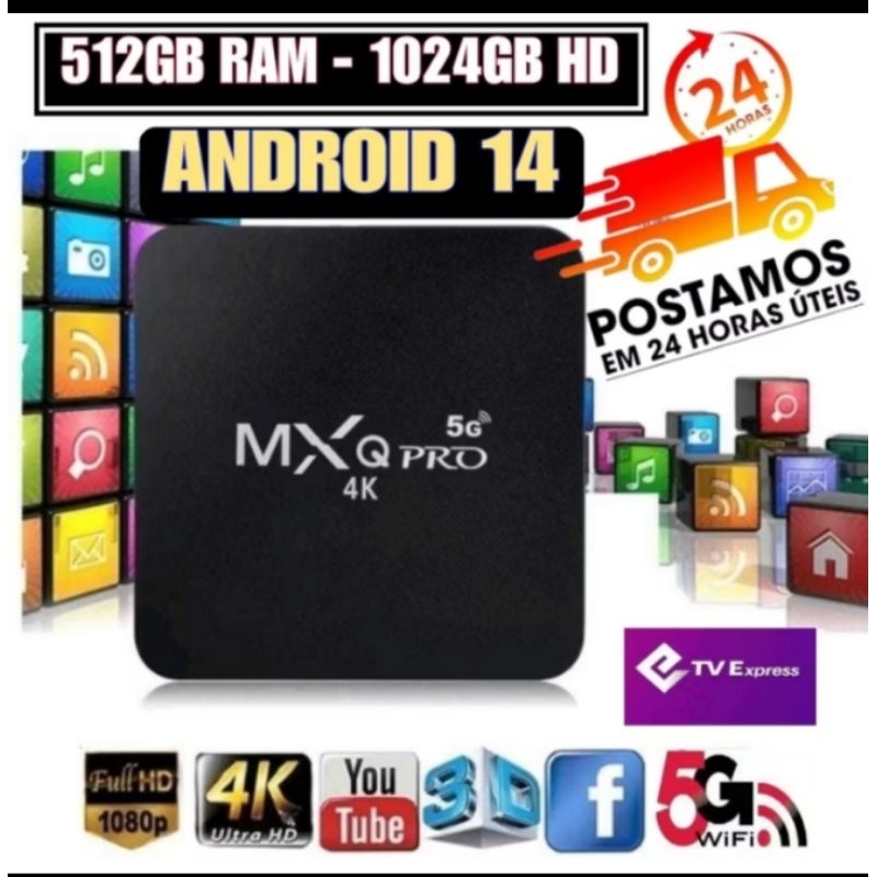 Modelo Smartbox Android Tv Android Gb Ram Gb Hd K Wifi Ghz E G