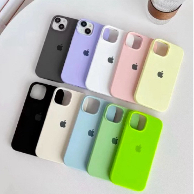 Capinha Capa Para IPhone 13/13 Pro/13 Pro Max Com Logo Case Protetora de Silicone Aveludada