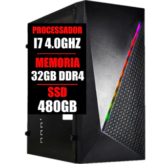Pc Gamer Intel Core I7 6 Geração 4.0Ghz / 32gb Ram Ddr4 / Ssd 480gb