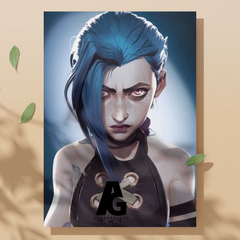 Arcane: League Of Legends - Placa Decorativa em MDF 20x29cm