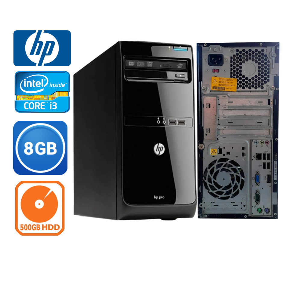Computador Completo HP Core i3 de 2ª Geração 8gb ram 500gb Sata