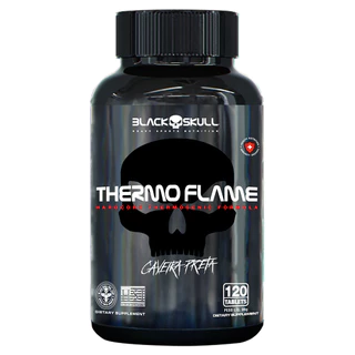 Black Skull Thermo Flame Em Tabletes - Caveira Preta em Oferta na Shopee