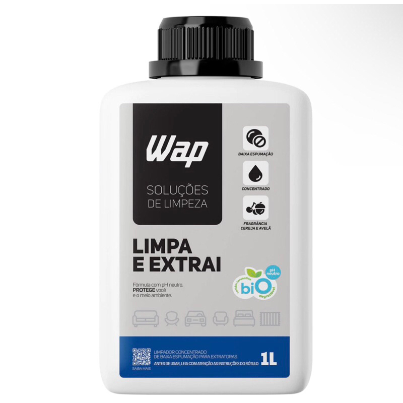 Detergente Limpador Para Extratoras Limpa E Extrai 1L Wap Cereja e Avelã