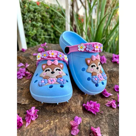 Sandália babuche papete feminina infantil 