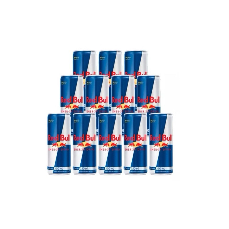 Fardo de Energético Red Bull 12 Unidades - 250ml | Shopee Brasil