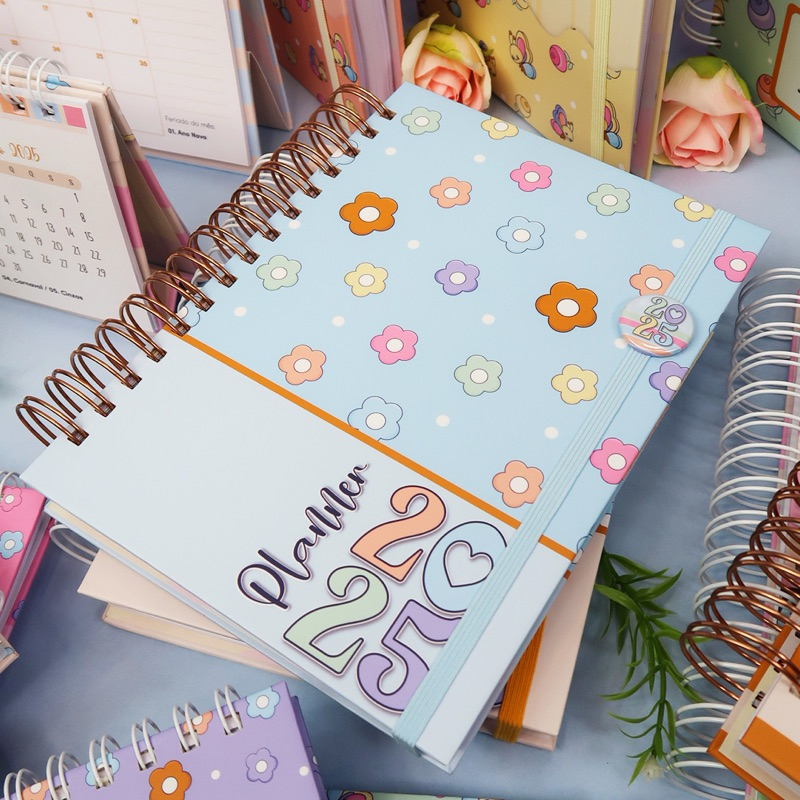 Planner Diário personalizado 2025 Shopee Brasil