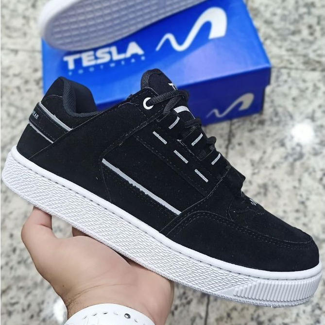 Tênis Tesla Coil Masculino Feminino Skatista Casual Esportivo Confortável Promoção Envio Rápido