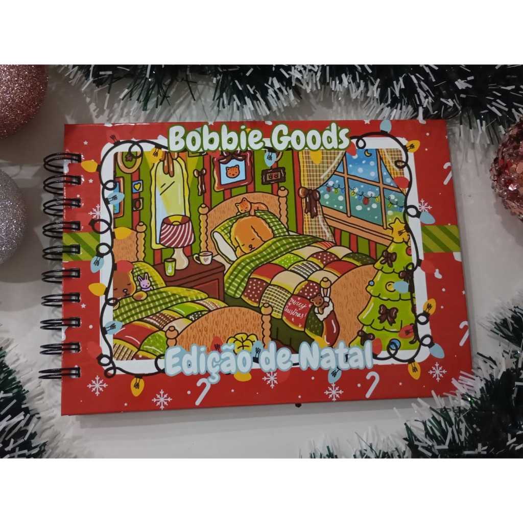 Bobbie Goods Natal Livro de Colorir 30 Páginas 180g [A5] [PRONTA ...