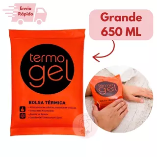 Bolsa Térmica Termo Gel Para Compressa Quente Ou Fria Tamanho Grande 650 ML Alivio de Dores