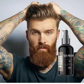 Oléo para Barba Big Barber Natural Hidrata e Amacia com Aroma leve Toque Seco 60ml