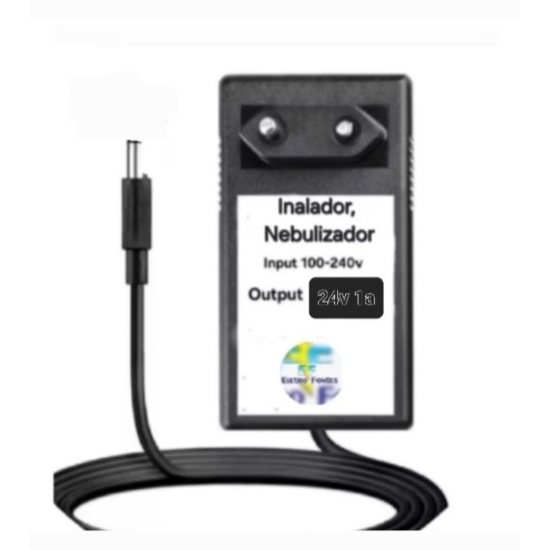 Fonte 24v Para Inalador Ultrassônico Ultraneb Desk 2 G-tech C/ NF