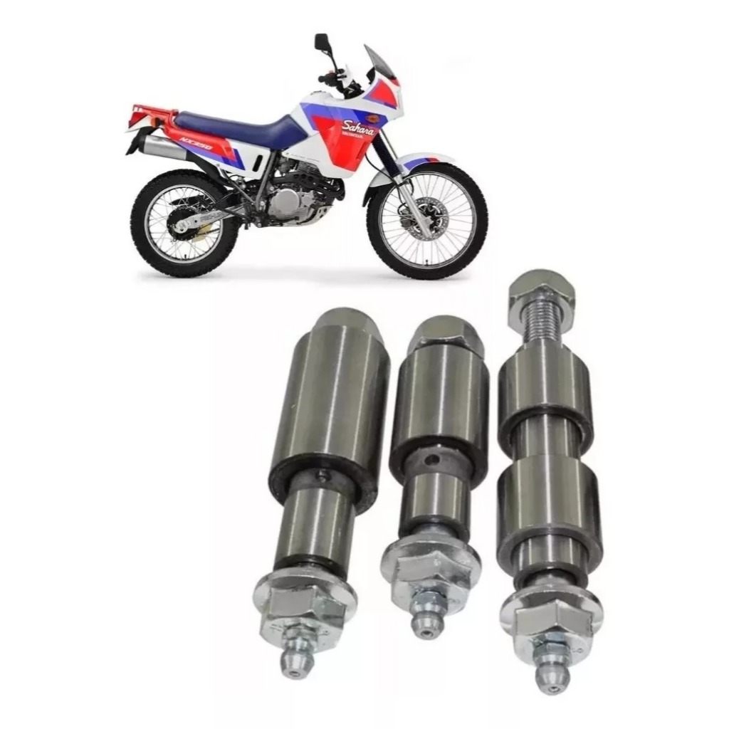 Kit Buchas Pro Link Nx 350 Sahara C/ Parafuso E Graxeiras
