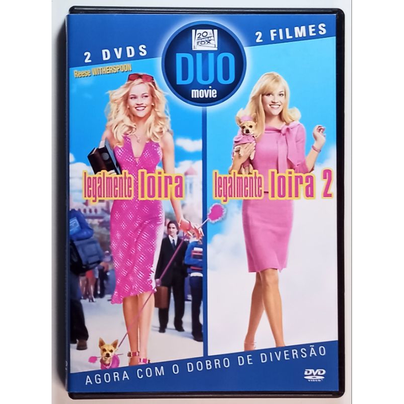 DVD Legalmente Loira / Legalmente Loira 2 - 2 DVDs (original) | Shopee ...