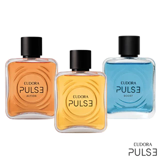 Pulse Colônia Eudora 100ml: Tradicional, Boost, Power ou Action (Perfume Masculino Original)