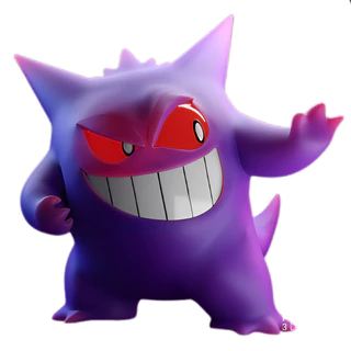 Action figure Gengar Pokémon 10 cm - Boneco colecionável Gengar pokemon