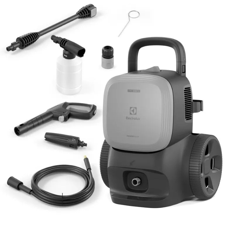 Lavadora De Alta Pressão Electrolux 1850psi 1500w Potência Powerwash Ews1850 Cinza Urbano 127V