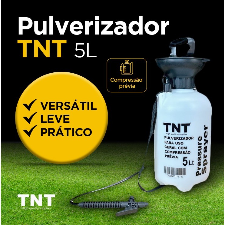 Pulverizador Agricola Lateral Manual 5 Litros 05l
