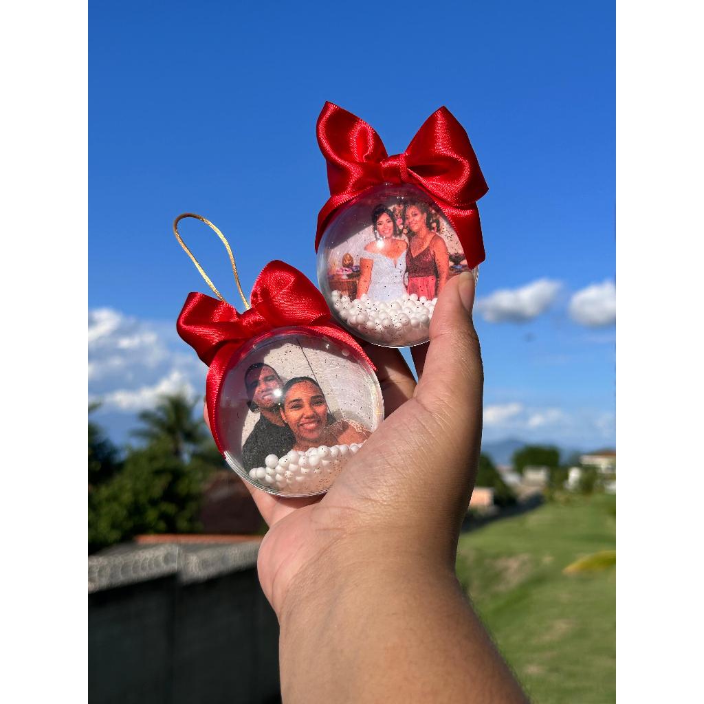10 Bolas de Natal Personalizadas com foto | Bolinhas de natal ...