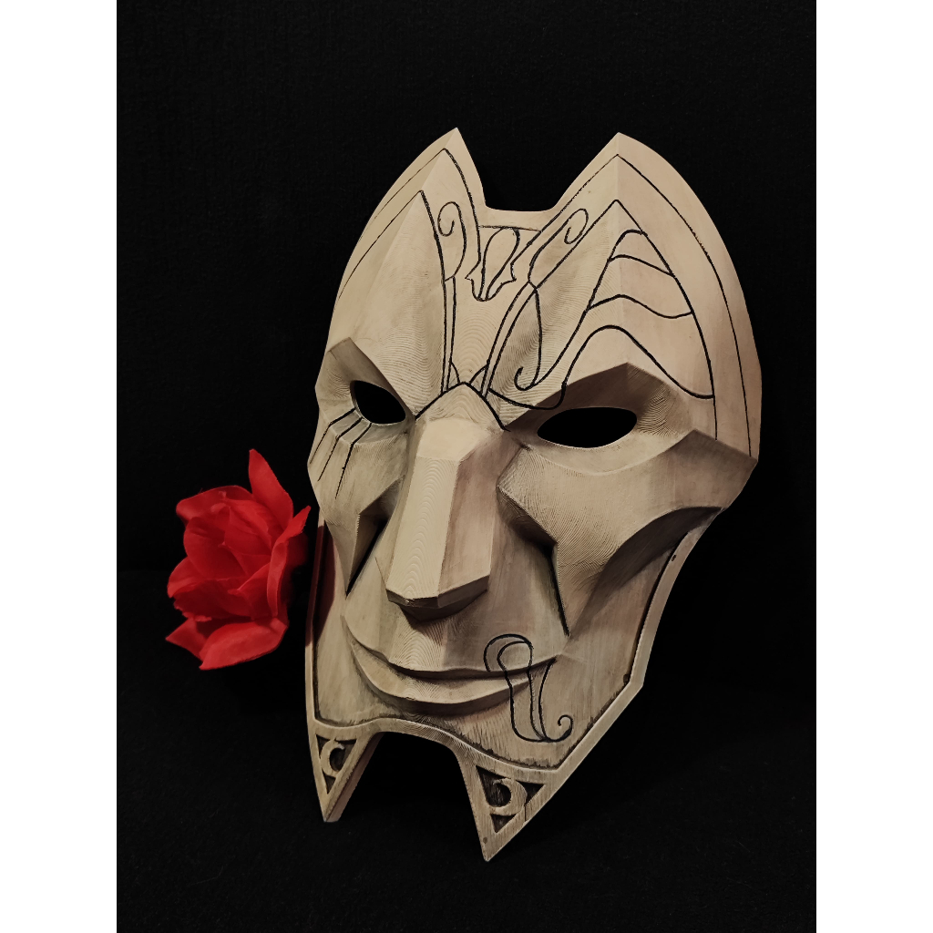 Máscara do Jhin - O Virtuoso - League of Legends - Impressão 3D