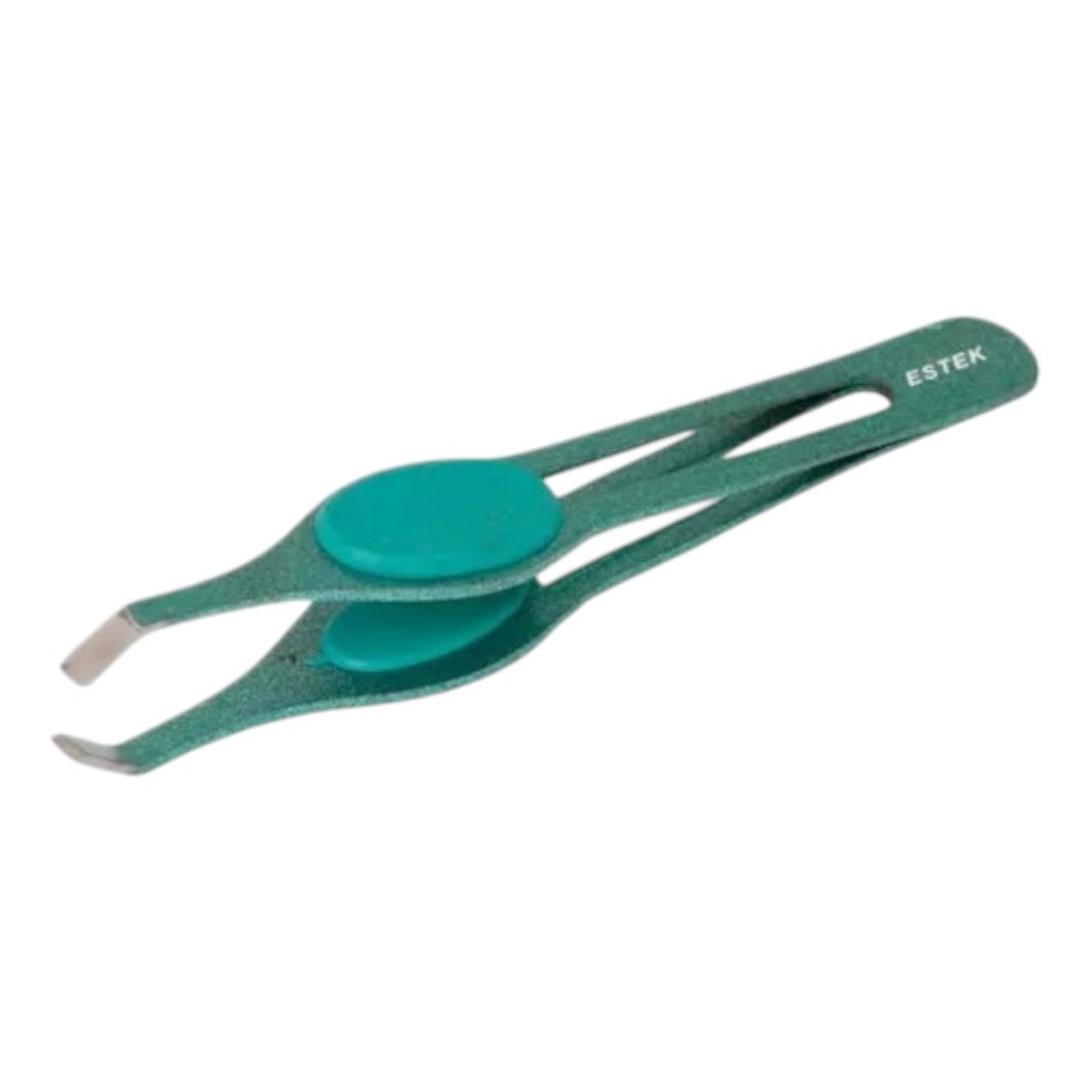 Pinça Laqueada Ergonômica Estética Estek | Shopee Brasil