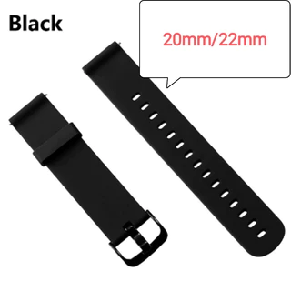 Pulseira Silicone Watch Band 20MM 22MM Mormai Life Amazfit Gtr Bip Amazfit Gtr Amazfit Stratos 2 Galaxy Active