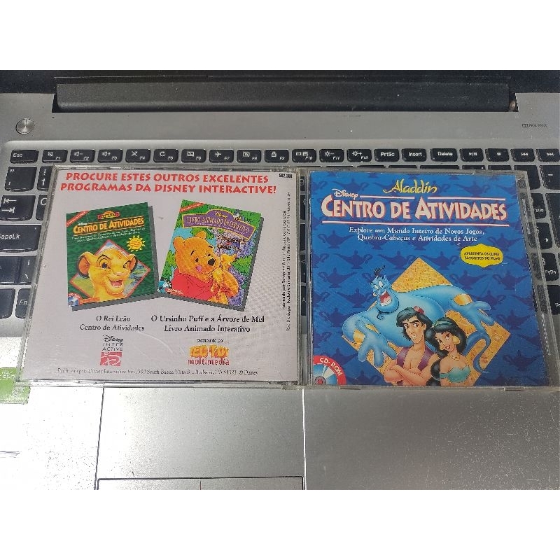 Aladdin Centro de Atividades Disney CdRom | Shopee Brasil